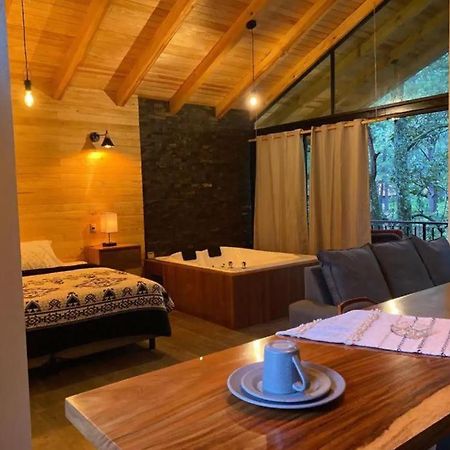 Cabana De Lujo Con Jacuzzi A 10 Min Del Pueblo Мазамитла Экстерьер фото